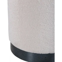 Remi sittpuff - Vit teddy