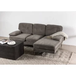 Remis divansoffa - Mörkgrå