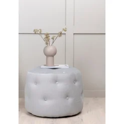 Respit sittpuff - Grå manchester