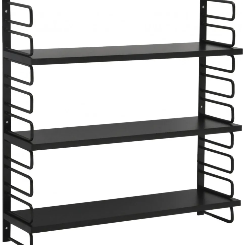 Retro vägghylla svart + Fläckborttagare för möbler