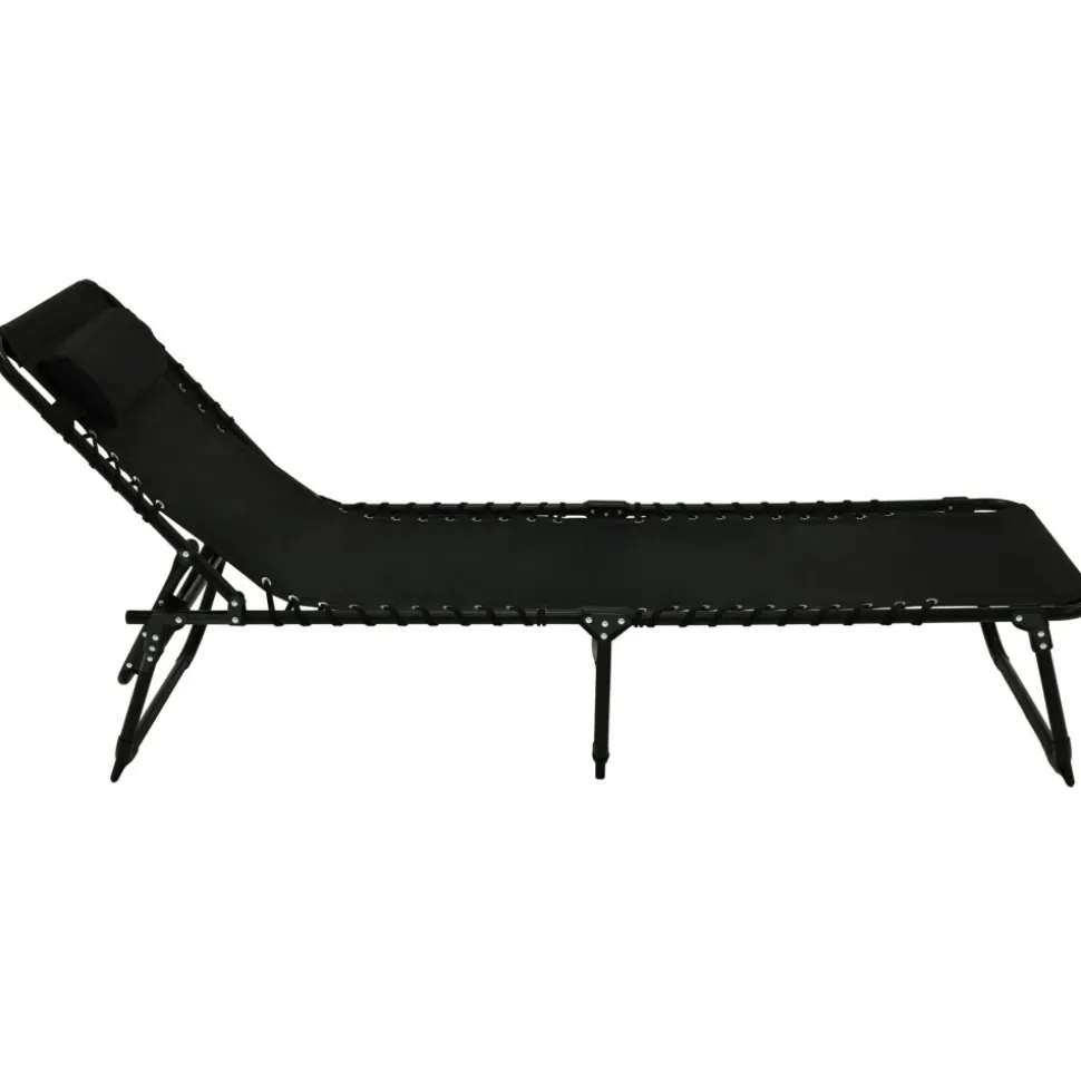 Örgryte solsäng - Ställbar | Svart + Rengöringsmedel för utemöbler