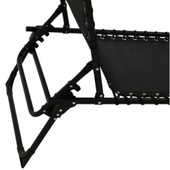 Örgryte solsäng - Ställbar | Svart + Rengöringsmedel för utemöbler