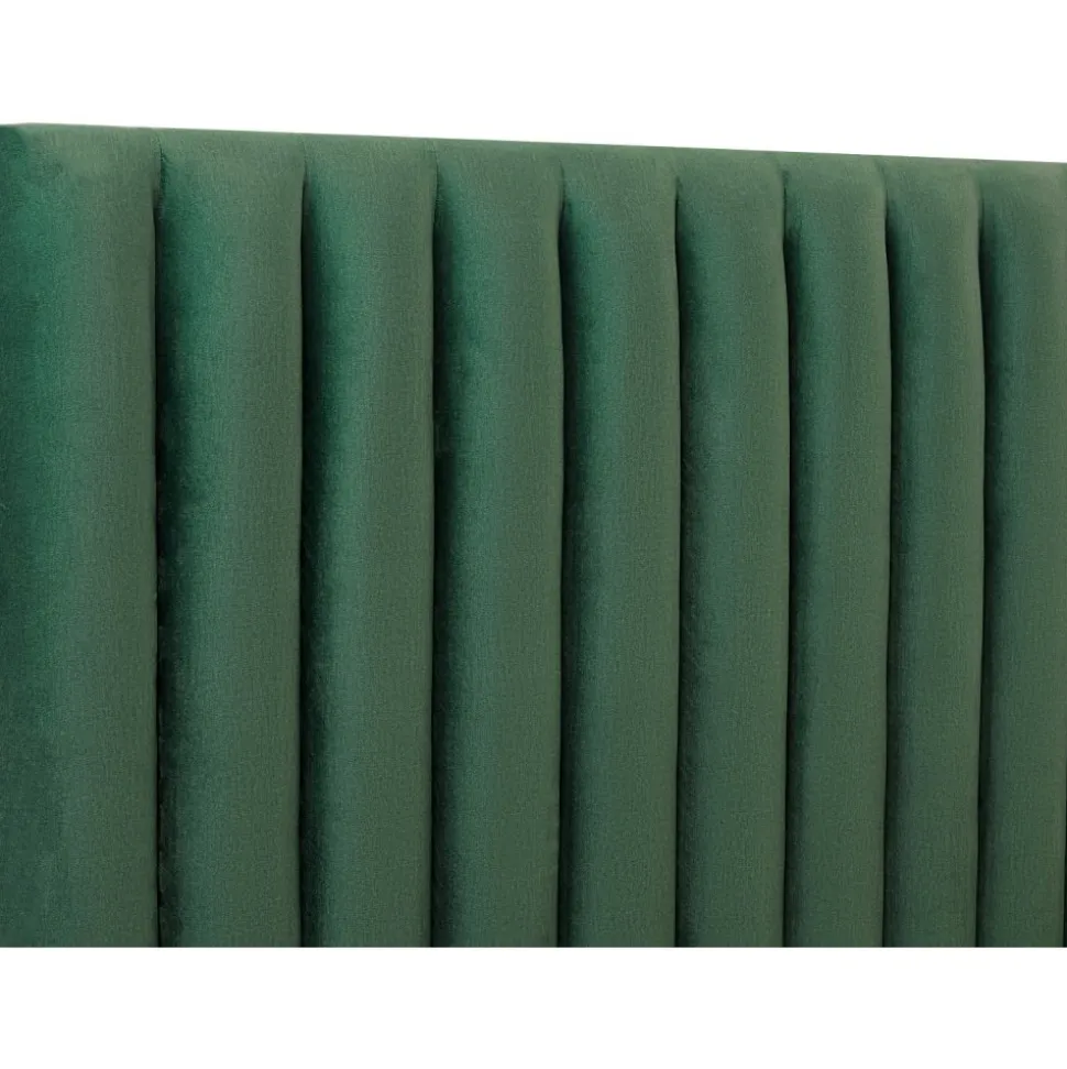 Ribbersborg sänggavel (Smaragdgrön sammet) - Valfri bredd