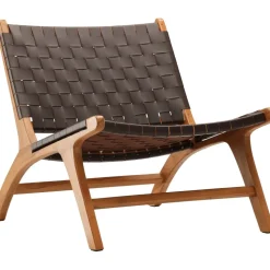 Rike fåtölj - Brun/teak