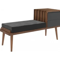 Rino hallmöbel - Valnöt/antracit