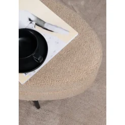 Rino sittpuff - Beige teddy