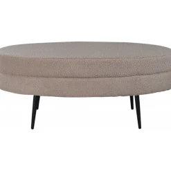 Rino sittpuff - Beige teddy