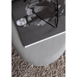 Rino sittpuff - Grå manchester