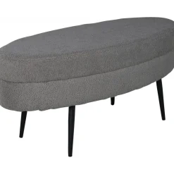 Rino sittpuff - Gråbeige teddy