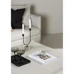 Rogaland soffbord 100 x 100 cm - Whitewash