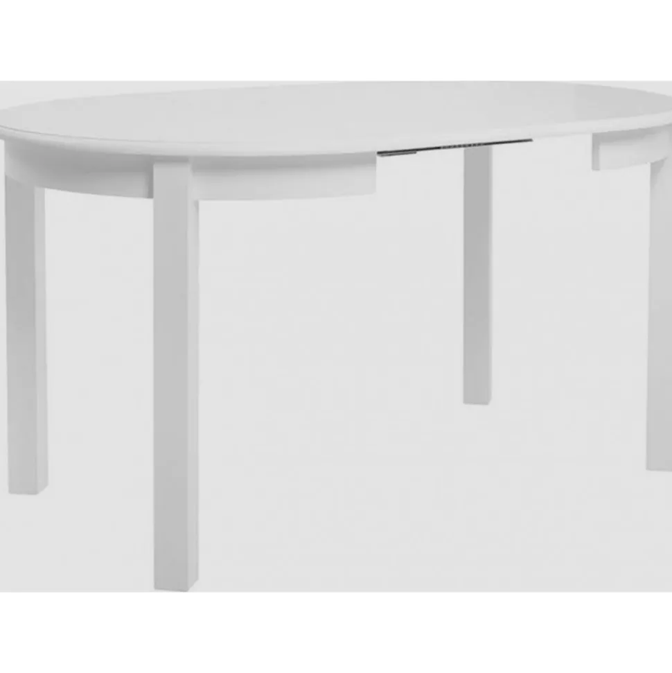 Roland matbord 95-195 x 95 cm - Vit