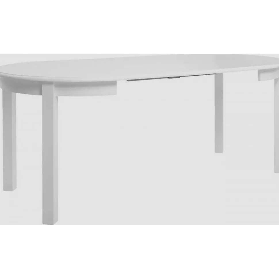 Roland matbord 95-195 x 95 cm - Vit