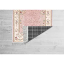 Rosa matta i sammet 80x150 cm