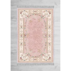 Rosa matta i sammet 80x150 cm