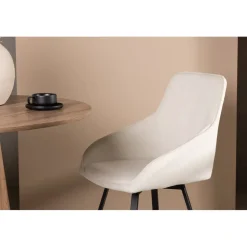 Rosie matstol - Beige/svart