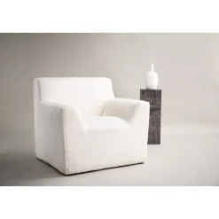 Rossö fåtölj - Vit