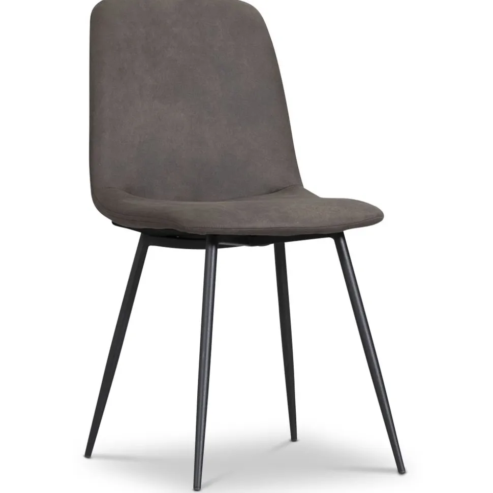 Rosvik matgrupp, matbord med 4 st Smokey matstolar - Svart/Vintage + 3.00 x Möbeltassar