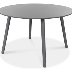 Rosvik runt grått matbord Ø120 cm
