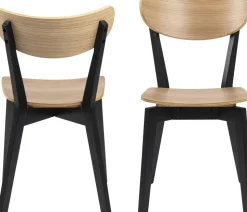 Roxby matstol - Ek/svart