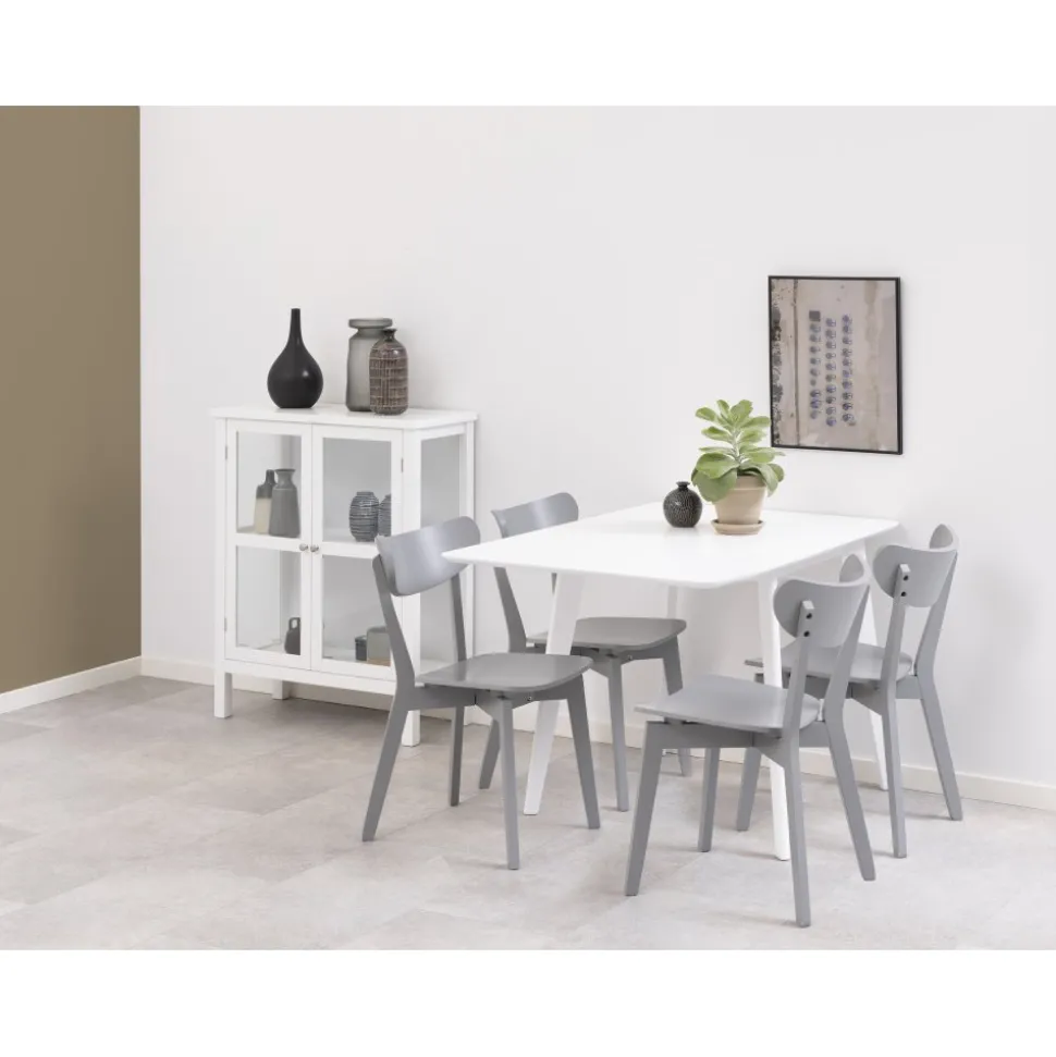 Roxby matstol - Ljusgrå