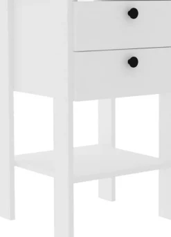 Runa sängbord - Vit