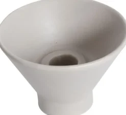 Rund ljusstake 10,5 cm - Beige