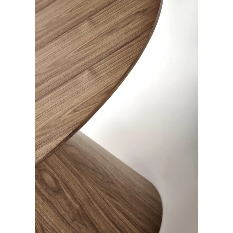 Runt matbord i valnöt - Float