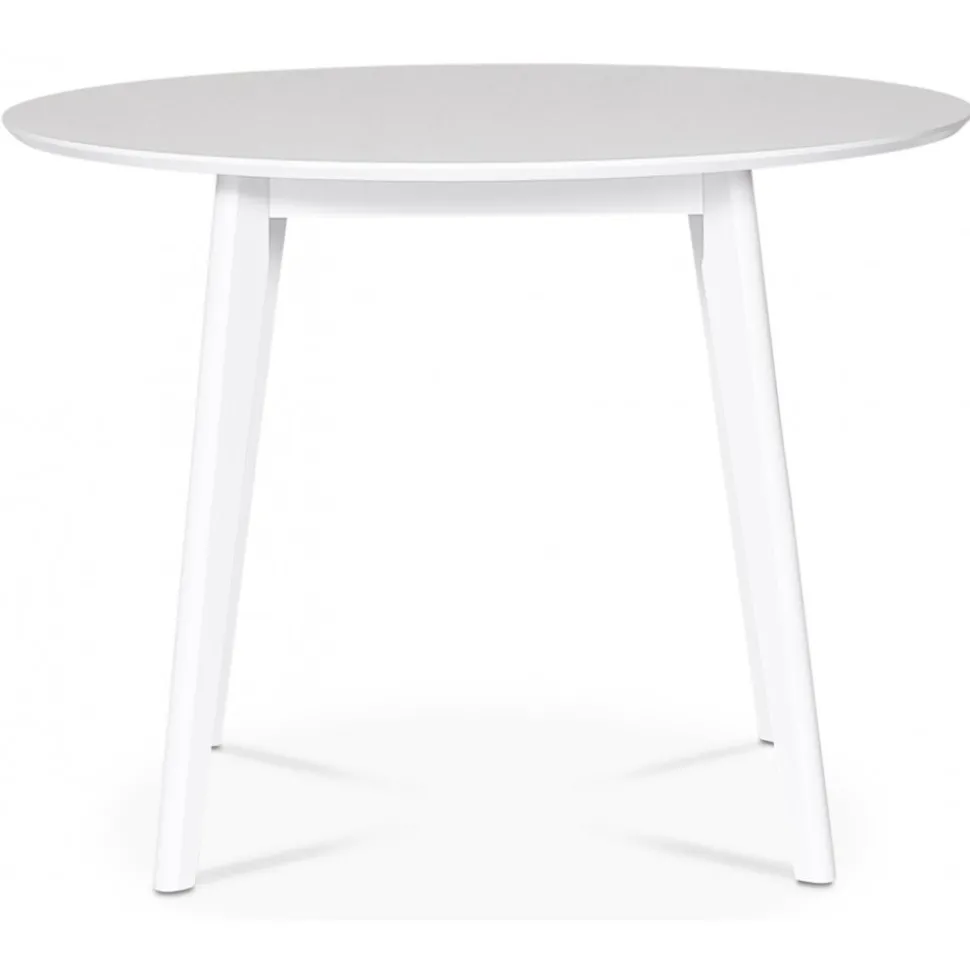 Runt matbord med 4 st svarta pinnstolar