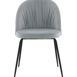 Rynkeby matstol - Grå sammet