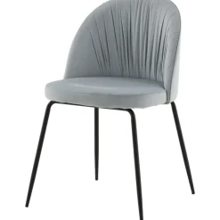 Rynkeby matstol - Grå sammet