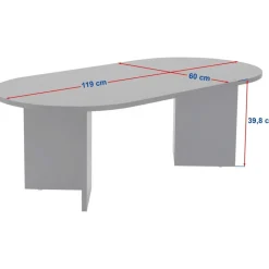 Sable soffbord 119 x 60 cm - Safir ek