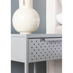 Sacramento sängbord - Ljusgrå