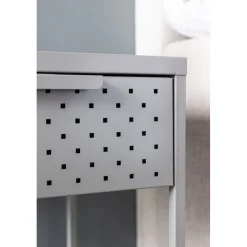 Sacramento sängbord - Ljusgrå