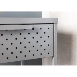 Sacramento sängbord - Ljusgrå