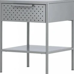 Sacramento sängbord - Ljusgrå