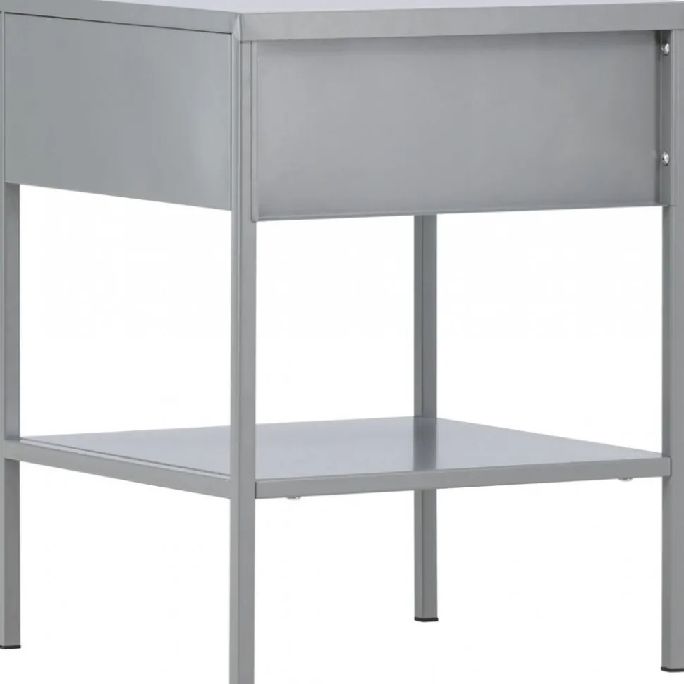 Sacramento sängbord - Ljusgrå