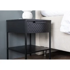 Sacramento sängbord - Svart
