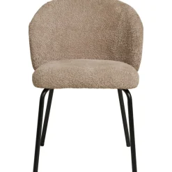 Safira matstol - Beige bouclé