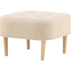 Salina sittpuff - Vit fleece