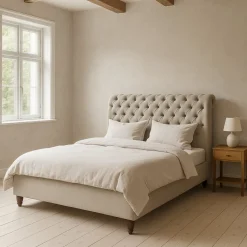 Salomon sängram 140 cm - Beige