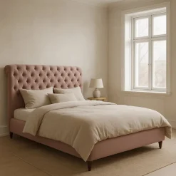 Salomon sängram 120 cm - Gammelrosa