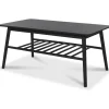 Saltö soffbord med hylla 110 x 60 cm - Svart + Fläckborttagare för möbler