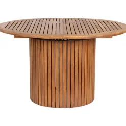 Saltö teakbord runt förlängningsbart Ø115 + 40 cm