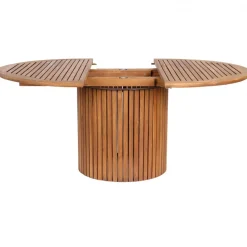 Saltö teakbord runt förlängningsbart Ø115 + 40 cm + Textilrengöring för möbler