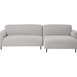 Salvador divansoffa höger - Ljusgrå