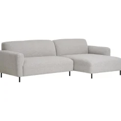 Salvador divansoffa höger - Ljusgrå