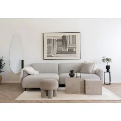 Salvador divansoffa vänster - Ljusgrå