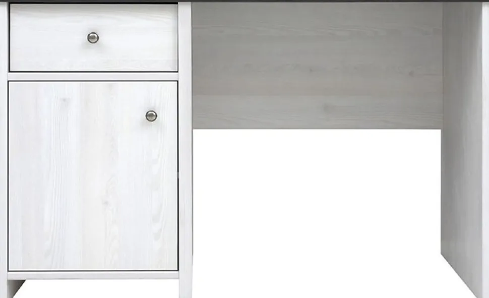 Salvador skrivbord 120 cm - Vit/svart