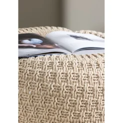 Sam sittpuff Ø45 cm - Beige