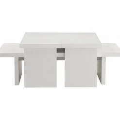 Sanctuary soffbord 110 x 45 cm - Vit trä